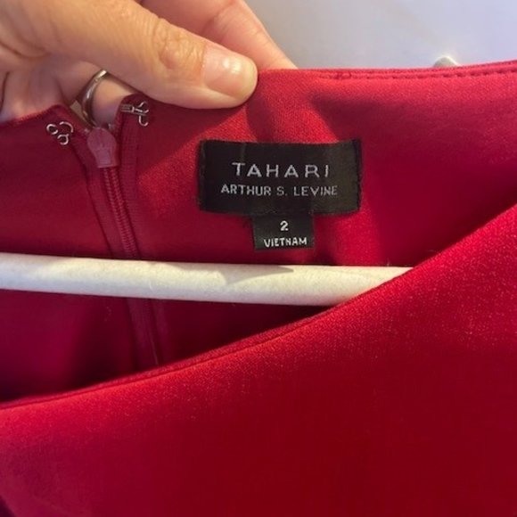 Tahari Red Dress - Picture 2 of 3